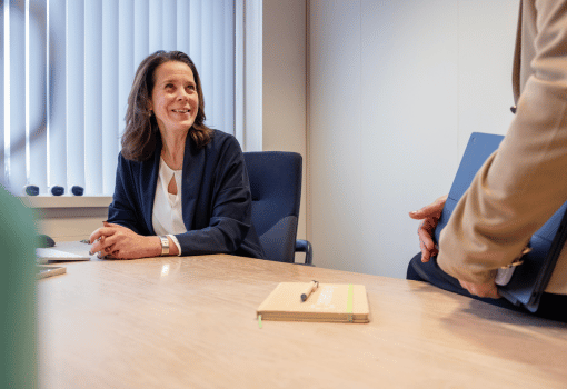 Directeur in kantoor