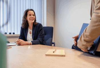 Directeur in kantoor